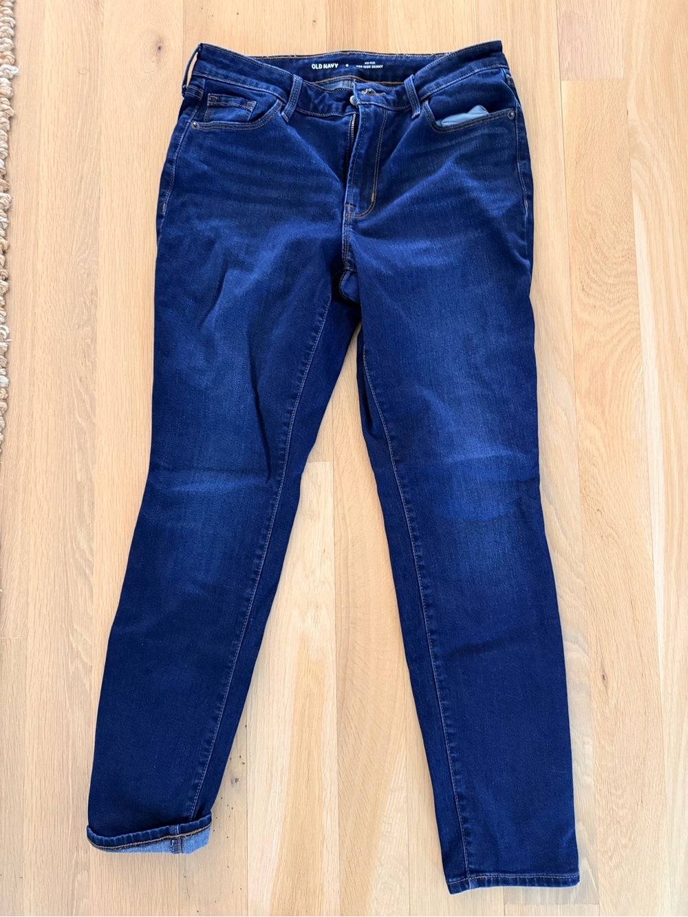 Old Navy Women's Deep Indigo Skinny Jeans